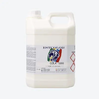 5300 Cola Amarela e Branca D2 5kg ESTCOLOR